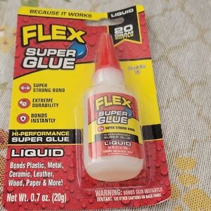FLEX Super Glue - Red and White
